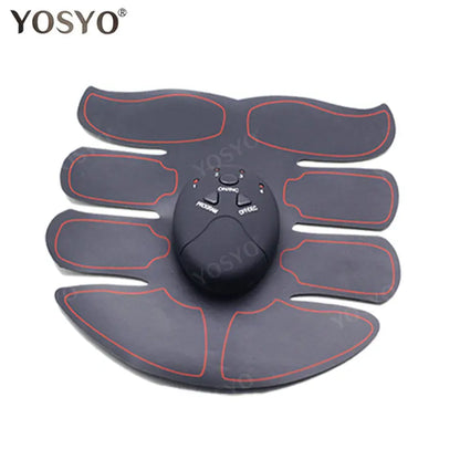 YOSYO EMS WIRELESS MUSCLE STIMULATOR – SMART FITNESS ABDOMINAL TRAINER & BODY SLIMMING MASSAGER