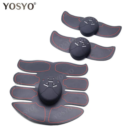 YOSYO EMS WIRELESS MUSCLE STIMULATOR – SMART FITNESS ABDOMINAL TRAINER & BODY SLIMMING MASSAGER