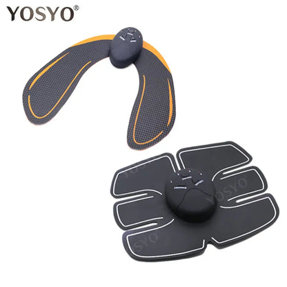 YOSYO EMS WIRELESS MUSCLE STIMULATOR – SMART FITNESS ABDOMINAL TRAINER & BODY SLIMMING MASSAGER