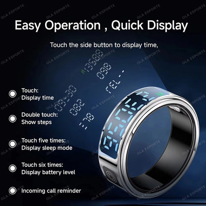 2025 XIAOMI SMART RING – DISPLAY, HEALTH MONITOR, GESTURES & 5ATM WATERPROOF